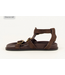 Sessùn Romulus Gladiator Sandal Choco Suede