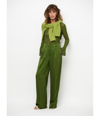 Dante 6 Jules Satin Smart Pants green