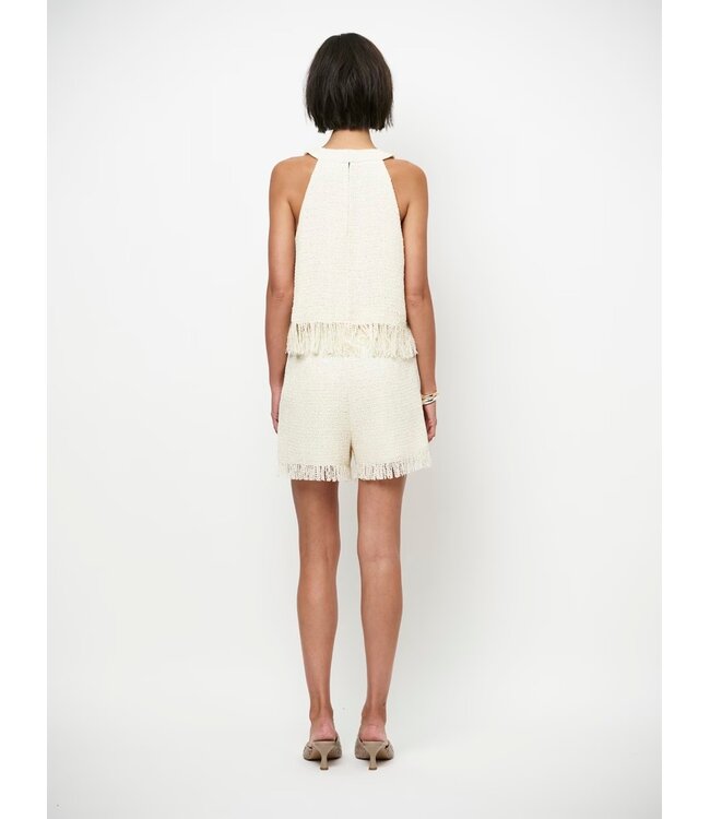 Dante 6 Yubi fringe boucle short creme