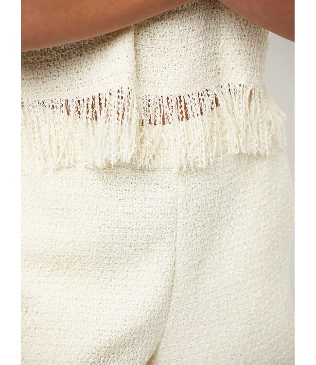 Dante 6 Yubi fringe boucle short creme