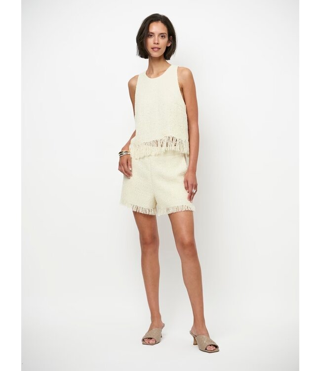 Dante 6 Yubi fringe boucle short creme