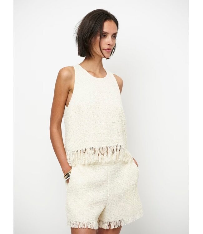 Dante 6 Nolise fringe boucle halter creme