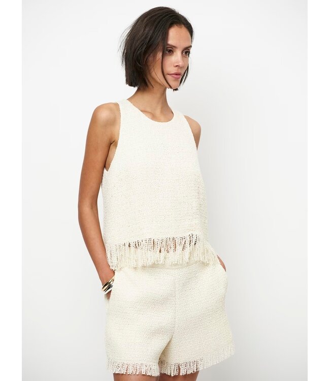 Dante 6 Nolise fringe boucle halter creme