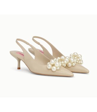 custommade Florence pearl creme slingback