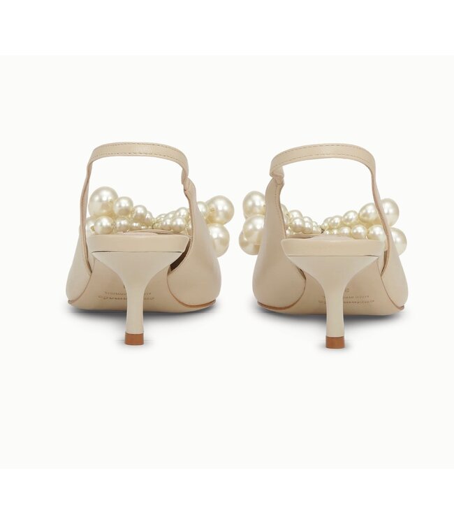 custommade Florence pearl creme slingback