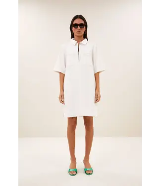 By Bar Philipe twill dress cloud white