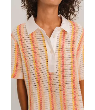 Sacrecoeur Collection Thais polo agrume orange pink