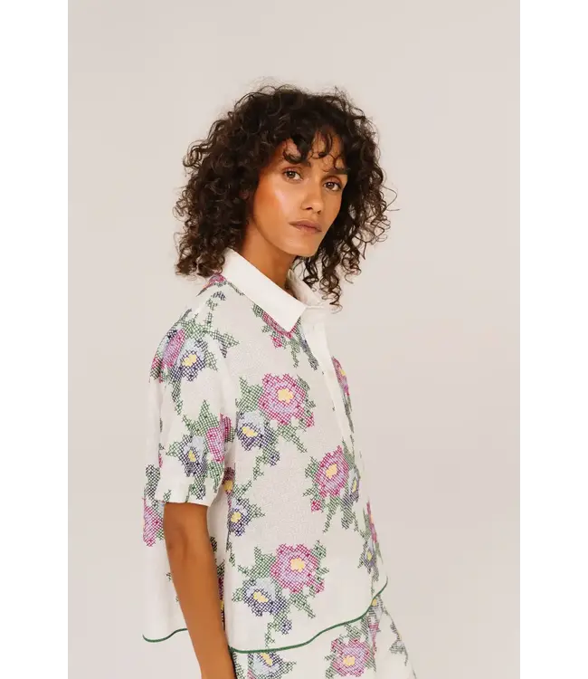 Sacrecoeur Collection Thais polo flower