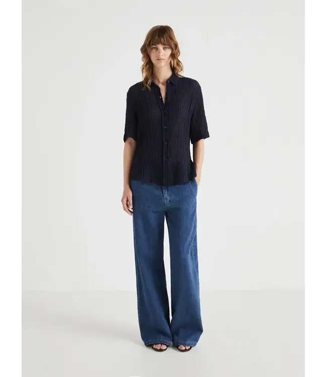 Masscob Makalu night blue blouse