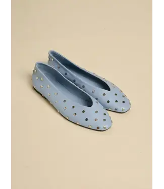 March 23 India ballerinaSky blue leather