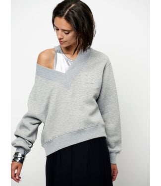 Dante 6 Nox cropped V neck sweater