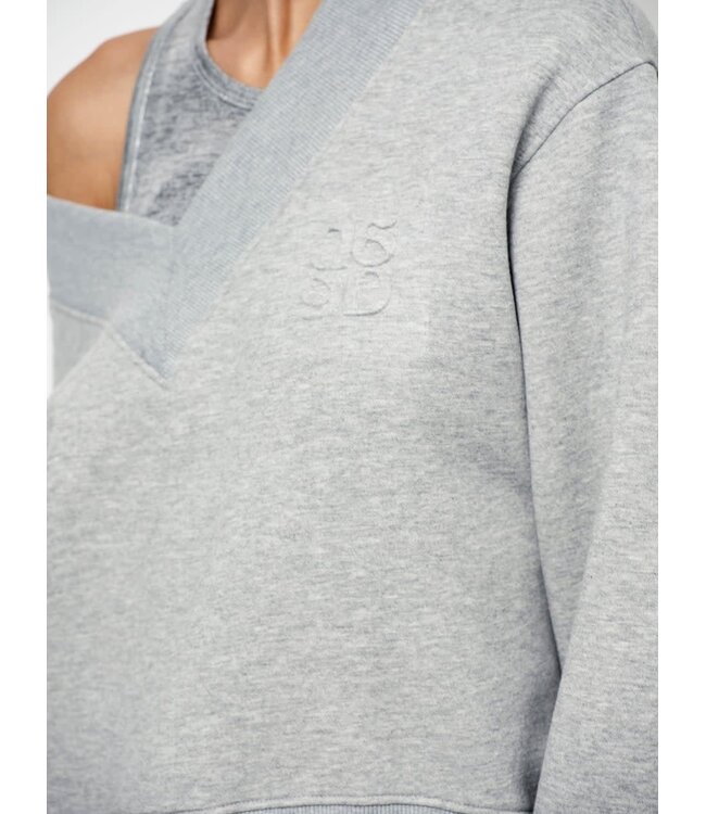 Dante 6 Nox cropped V neck sweater
