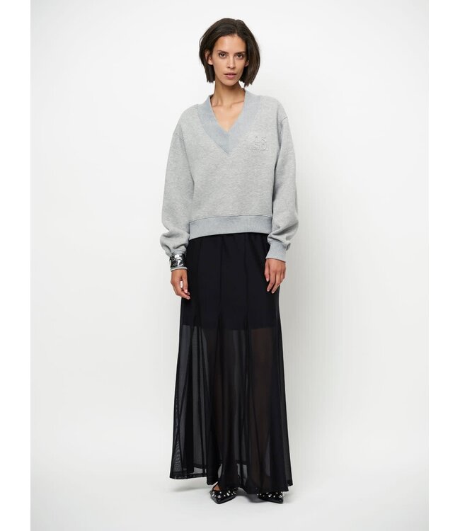 Dante 6 Nox cropped V neck sweater