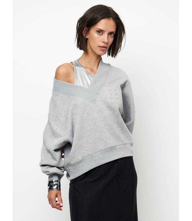 Dante 6 Nox cropped V neck sweater