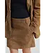 Second Female suellen mini suede skirt petrified oak