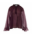 Devotion Velvet blouse grena