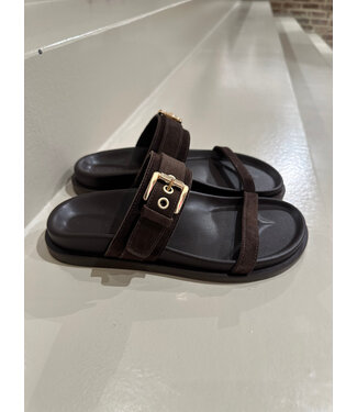 March 23 Peru Slipper bronze suede