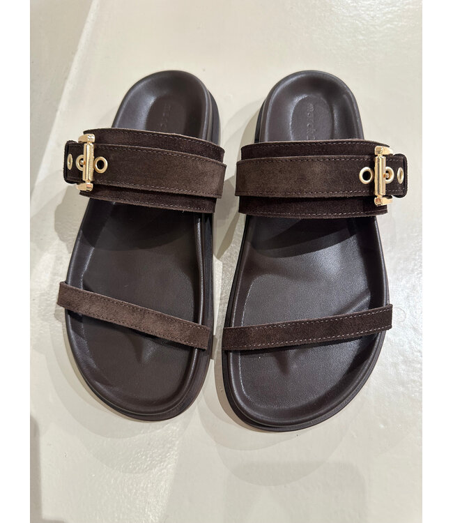 March 23 Peru Slipper bronze suede