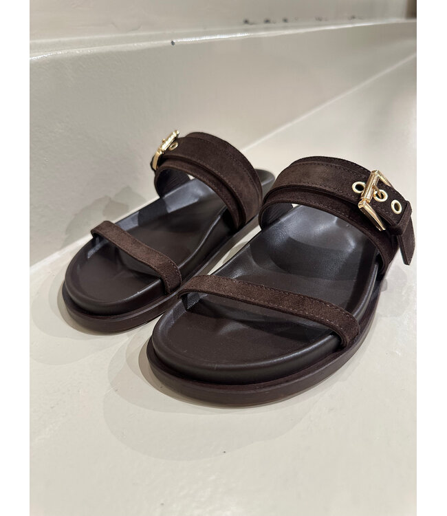 March 23 Peru Slipper bronze suede