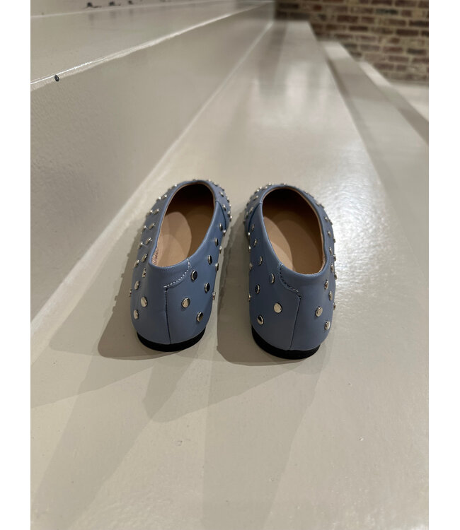 March 23 India ballerinaSky blue leather