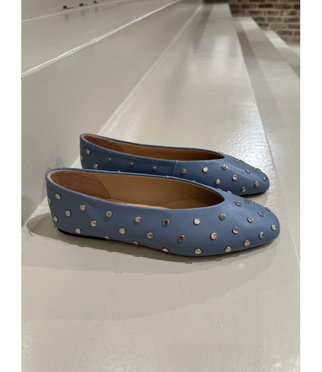 March 23 India ballerinaSky blue leather