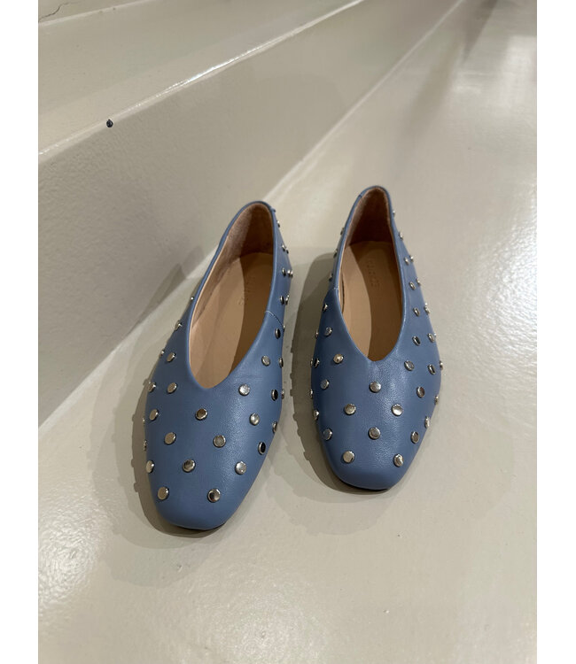 March 23 India ballerinaSky blue leather