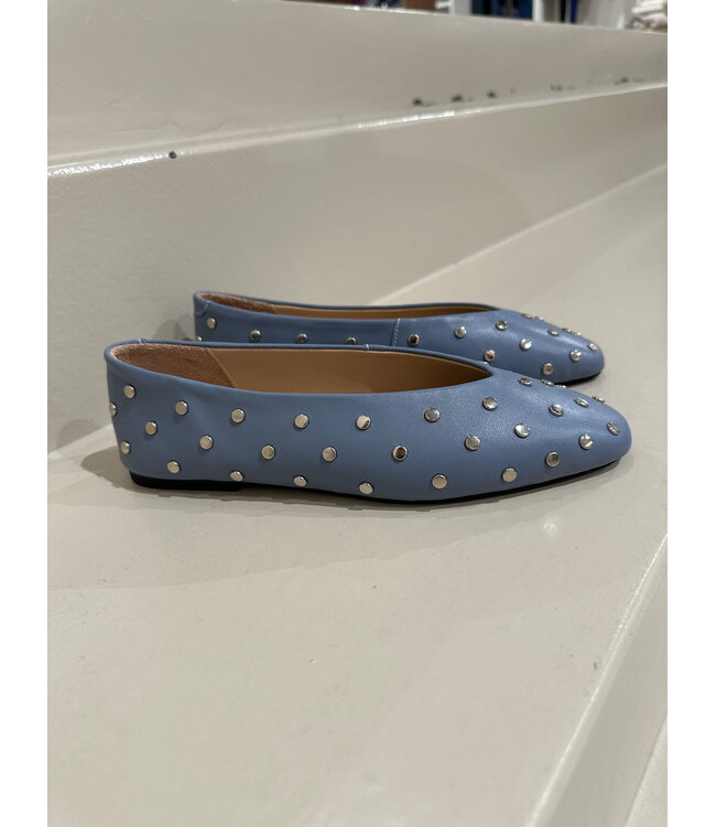 March 23 India ballerinaSky blue leather