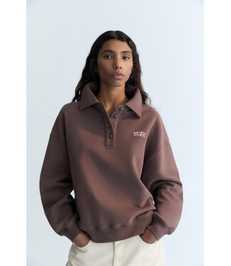 The New Society Valeria polo roast brown