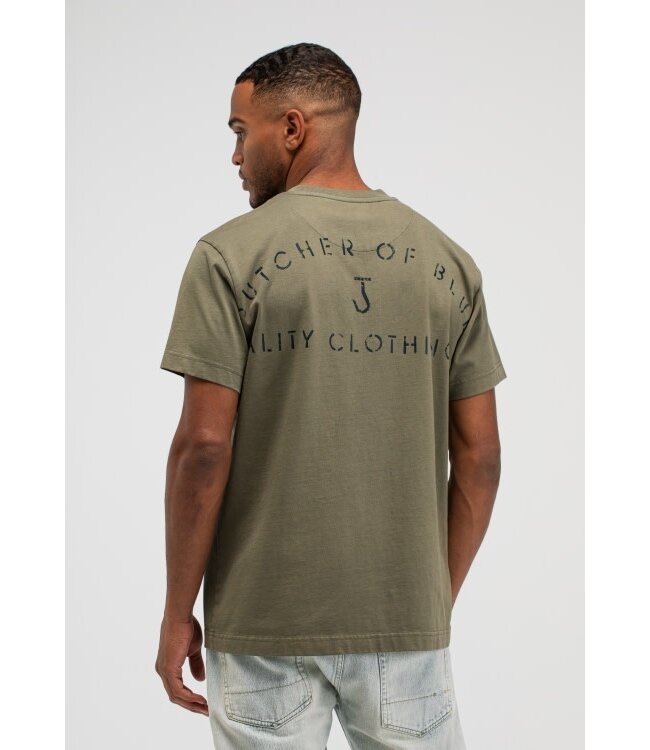Butcher of Blue Army QCC Loose Tee Granite green