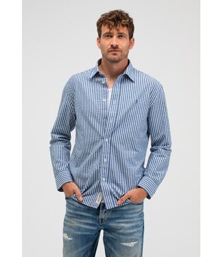 Butcher of Blue Neale Stripe Shirt alaska blue