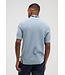 Butcher of Blue Ripley Knit Polo shark blue