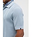 Butcher of Blue Ripley Knit Polo shark blue