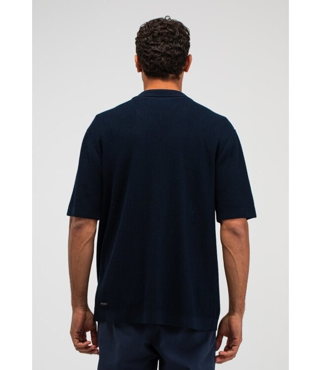 Butcher of Blue Durrow knit shirt alaska blue