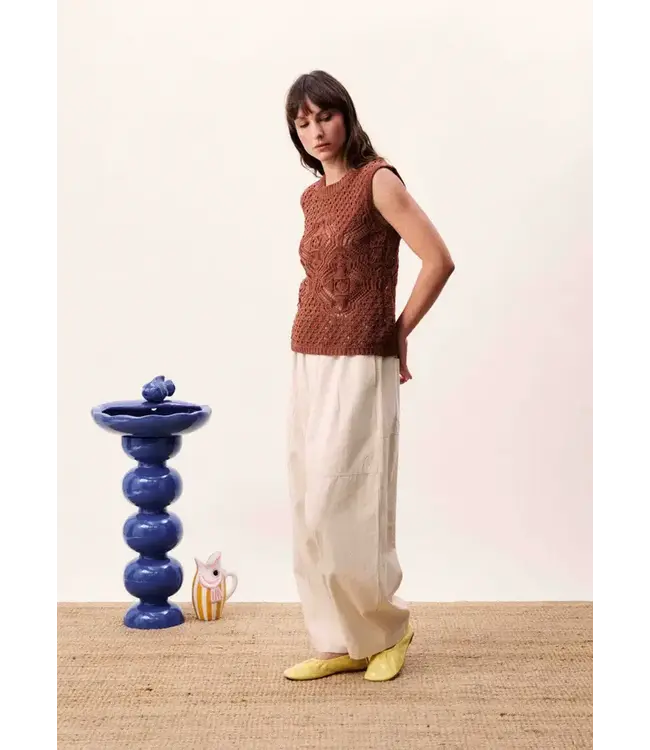 FRNCH Nila top marron glace