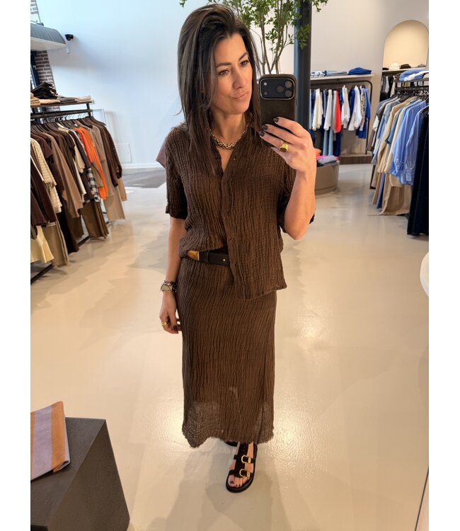 Masscob Makalu brunette blouse