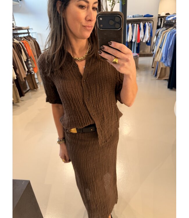 Masscob Makalu brunette blouse