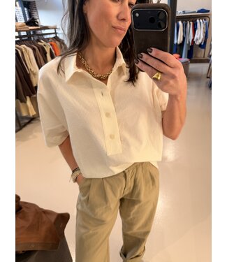 Sacrecoeur Collection Jona Tennis Shirt Ecru