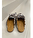 Posa Boat Loafer Mule Animal Cow