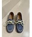 Posa Boat Loafer Suede Cloudy Blue