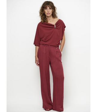 Dante 6 Kenilla Wide Leg Pants Berry Red