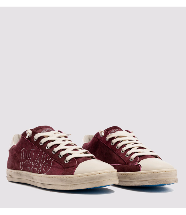 P448 John Stitch Wine red