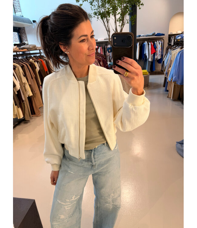 Drykorn Marham jacket 9800 ecru