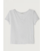 American Vintage Sonoma T-shirt V-Neck Blanc