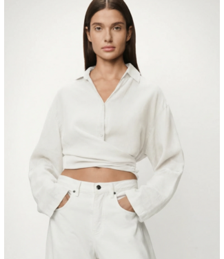 Lois Pia linen Blouse white