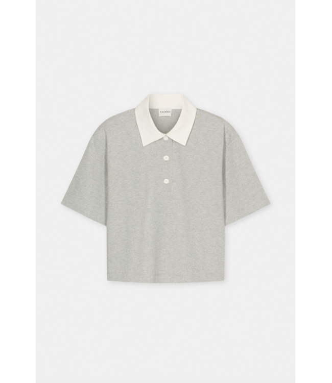 Closed Cropped Rugby Shirt 127