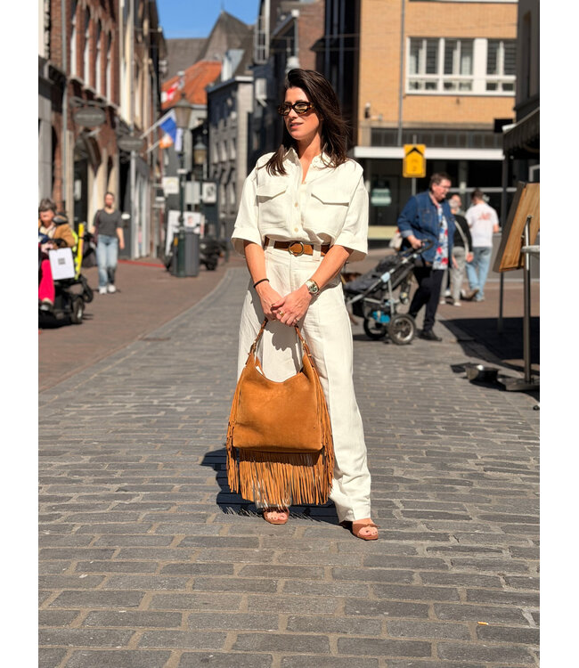 Closed Wendlyn fluid linen  viscose blend ivory pants