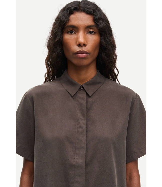 Samsøe Samsøe Mina ss shirt Mulch
