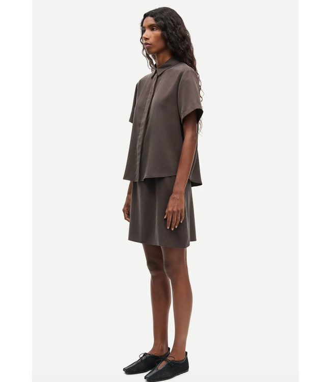 Samsøe Samsøe Mina ss shirt Mulch