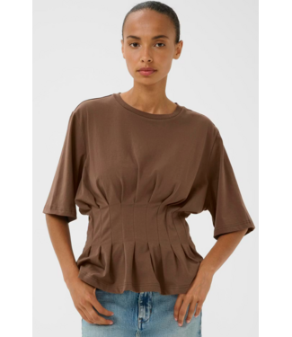 Gestuz GZInez Tee Rain Brown