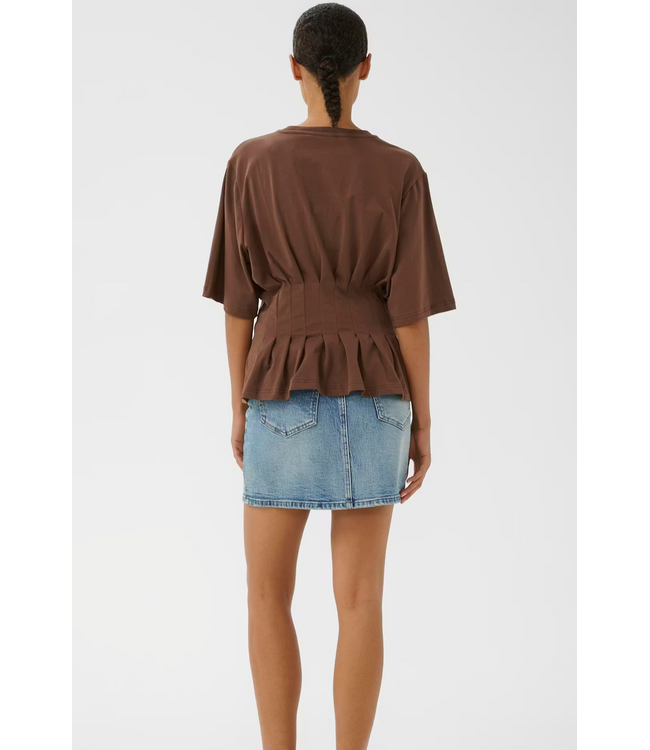 Gestuz GZInez Tee Rain Brown